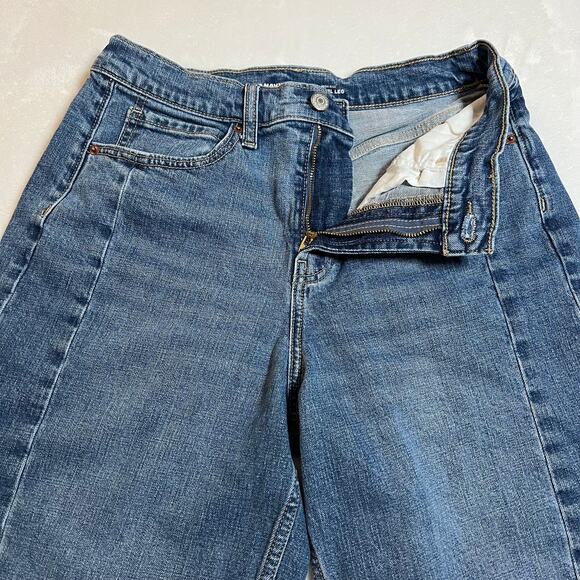 Old Navy High Waisted Barrel Ankle Jeans Size 8 Petite Casual Summer Preppy - Picture 6 of 11
